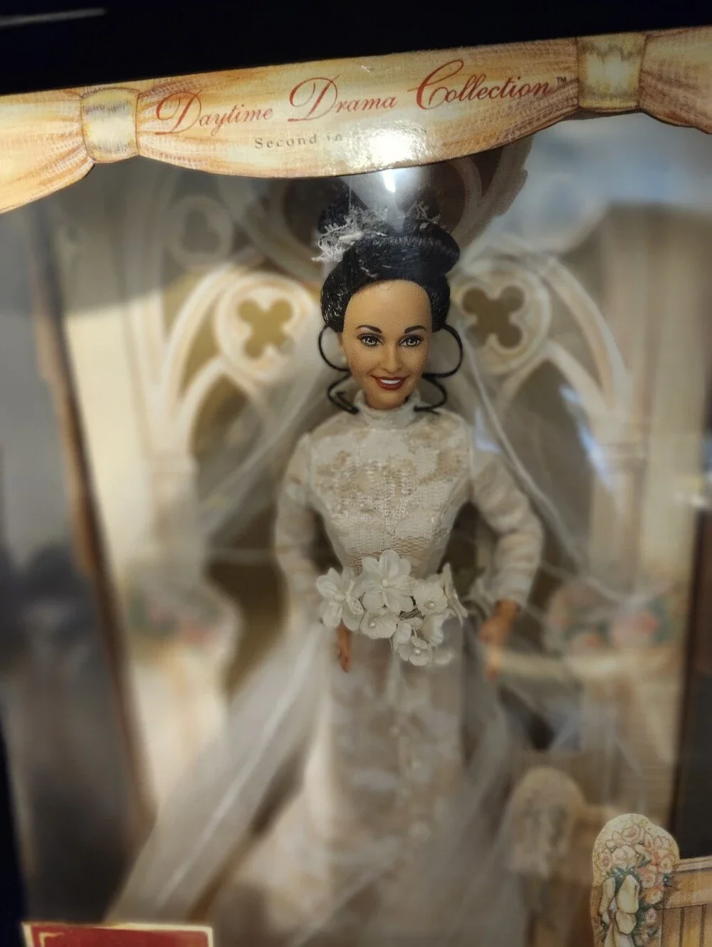 Erica Kane Collector Doll in Champagne Lace Wedding Gown